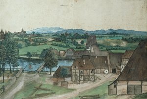 Hallerwiesen aan de Pegnitz buiten Neurenberg